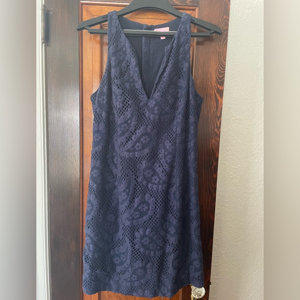 Navy blue lace Lilly Pulitzer
